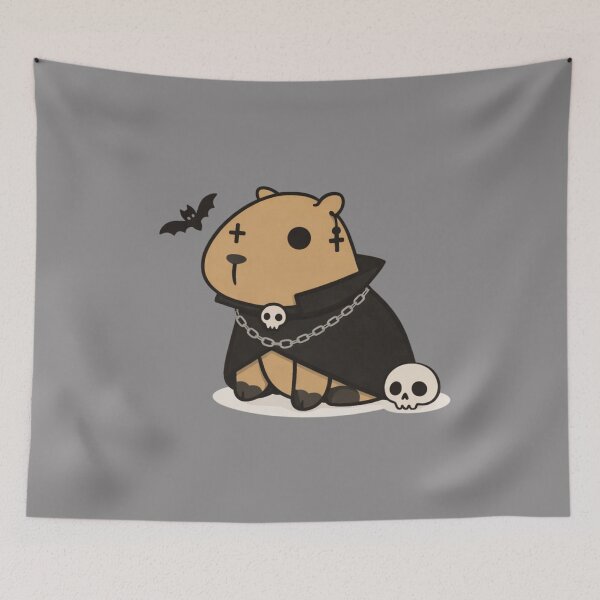 Item preview, Gothic Capybara designed and sold by Planetporridge.