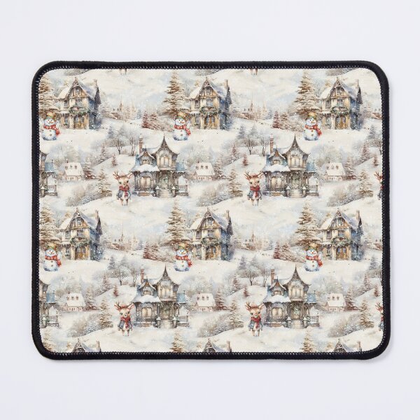 Item preview, Vintage Winter Wonderland Christmas Pattern designed and sold by LouieVanille.