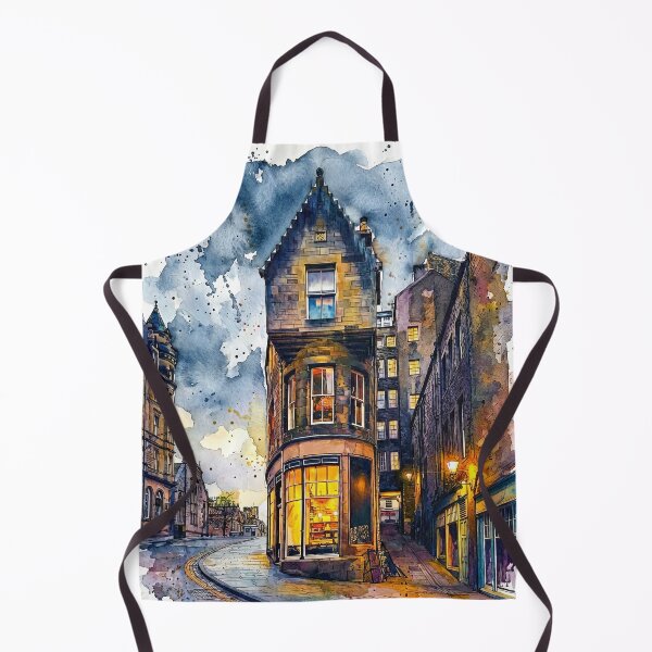 Item preview, Cockburn St, Edinburgh, Scotland Watercolour designed and sold by davidelder.