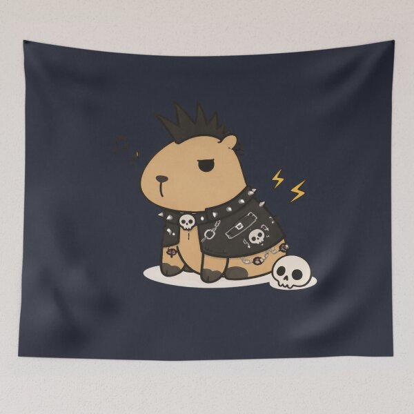 Item preview, Punk Rock Capybara designed and sold by Planetporridge.