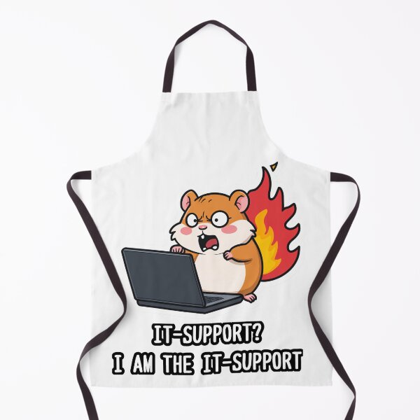Item preview, ​I AM THE IT SUPPORT - Panic Hamster designed and sold by Samakru.