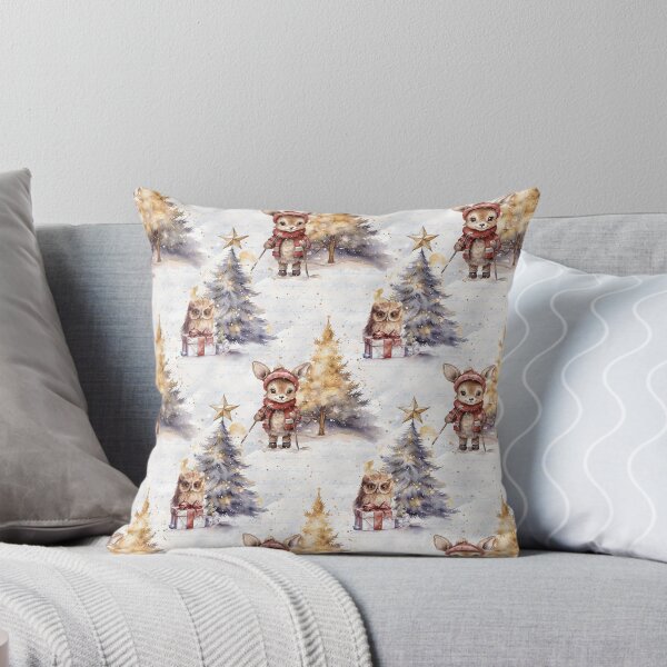 Item preview, Vintage Winter Wonderland Christmas Pattern designed and sold by LouieVanille.