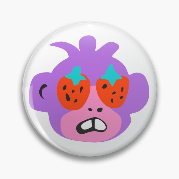 Item preview, Purple Monkey with Strawberry Eyes designed and sold by KoDi91.