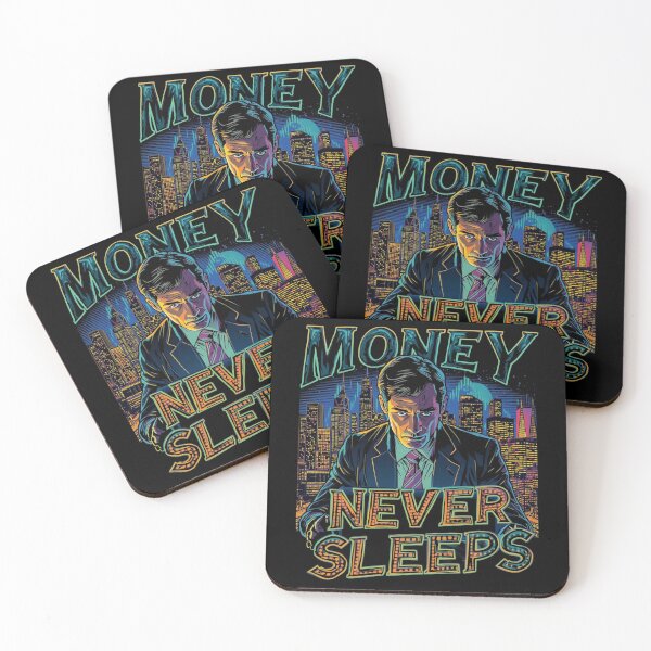 Item preview, Money Never Sleeps designed and sold by KapiPrint.