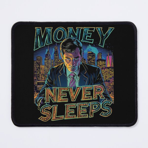 Item preview, Money Never Sleeps designed and sold by KapiPrint.