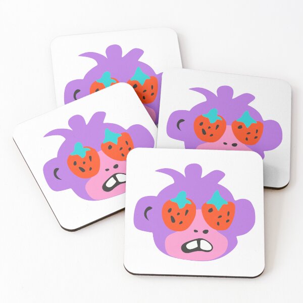 Item preview, Purple Monkey with Strawberry Eyes designed and sold by KoDi91.