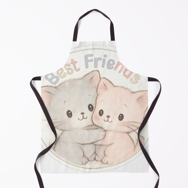 Item preview, Cute Best Friend Cats – “Best Friends” Heartwarming Cat Design designed and sold by Cat-astrophes.