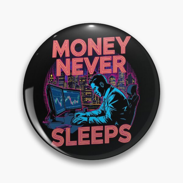 Item preview, Money Never Sleeps designed and sold by KapiPrint.