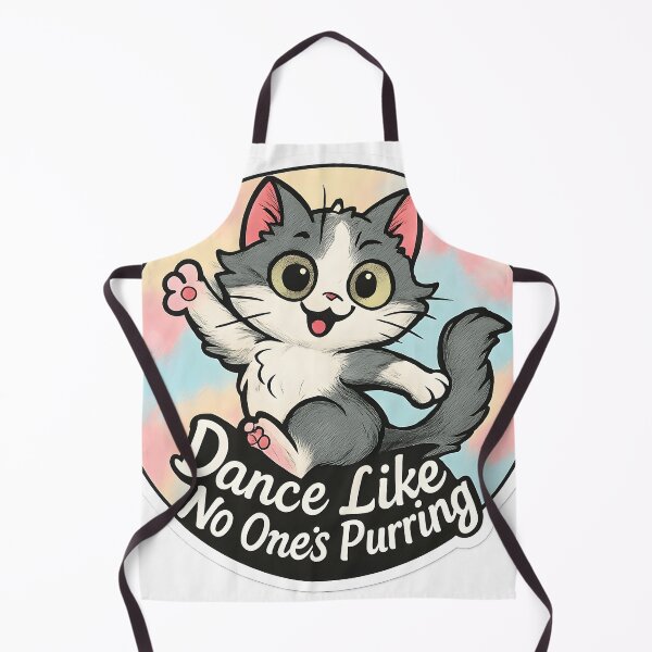 Item preview, Dance Like No One’s Purring – Funny Dancing Cat Design designed and sold by Cat-astrophes.
