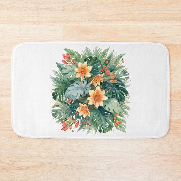 Item preview, Blooming Variegata: A Vibrant Watercolor Botanical Symphony designed and sold by GreenBotanist.