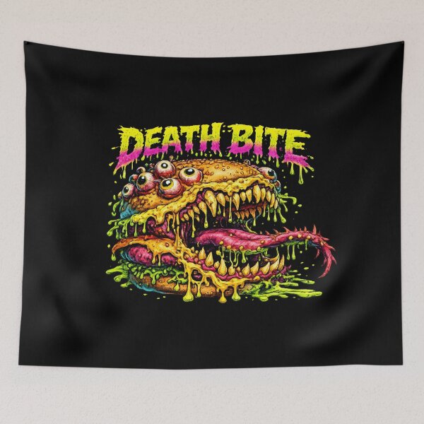 Item preview, Death Bite - Toxic Burger Mutant 80s Gross Out Horror designed and sold by elglotonmusical.
