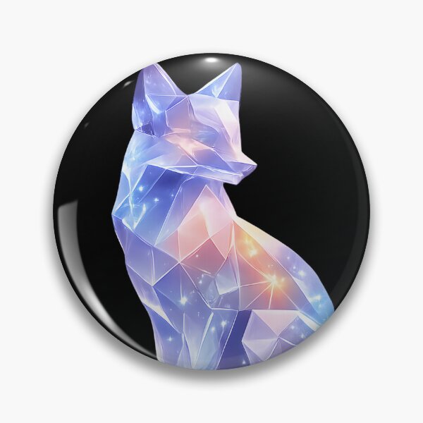 Artikelvorschau, Geometrischer Kristallfuchs, Astrales Krafttier entworfen und verkauft von CrystalVanta.