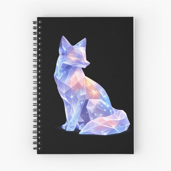 Item preview, Geometric Crystal Fox Astral Spirit Animal designed and sold by CrystalVanta.