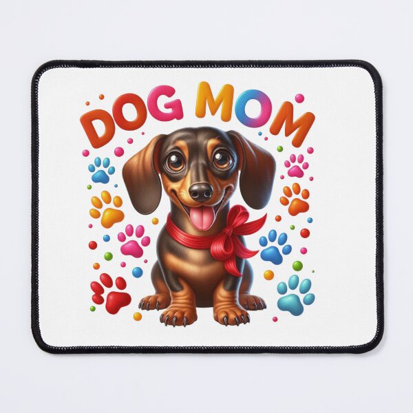 Item preview, Cute Puppy Mom, Funny Dog Mother, Cartoon Puppy Mom, Colorful Dog Mother. designed and sold by gabrielakrall.