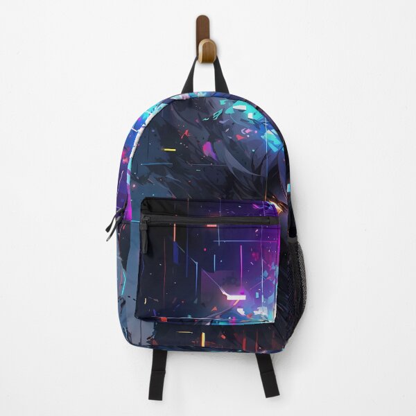 Item preview, Cyberpunk Anime Character with Glowing Eyes designed and sold by ChiqueAvenue.