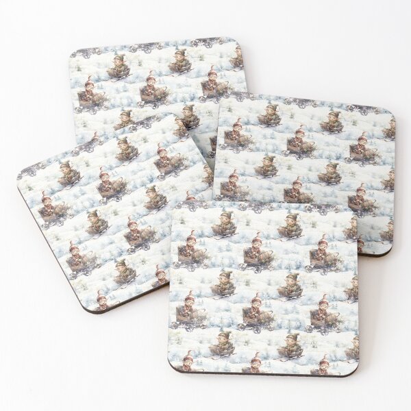 Item preview, Vintage Winter Wonderland Christmas Pattern designed and sold by LouieVanille.