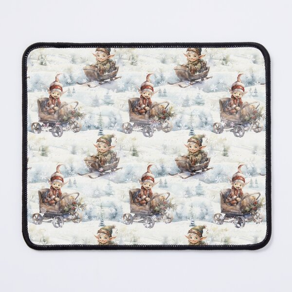 Item preview, Vintage Winter Wonderland Christmas Pattern designed and sold by LouieVanille.