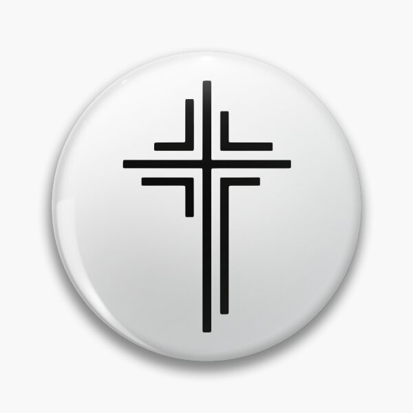 Item preview, Minimal Religious Cross Christian Faith Art designed and sold by stylishdzign.