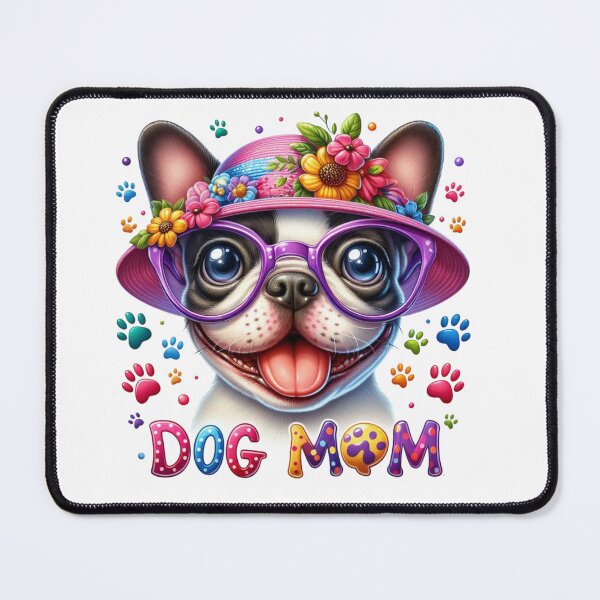 Item preview, Cute Puppy Mom, Funny Dog Mother, Cartoon Puppy Mom, Colorful Dog Mother. designed and sold by gabrielakrall.