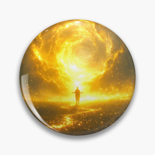 Item preview, Cinematic Art: A Wanderer Amidst Golden Aura 6 designed and sold by Gryfonarts.