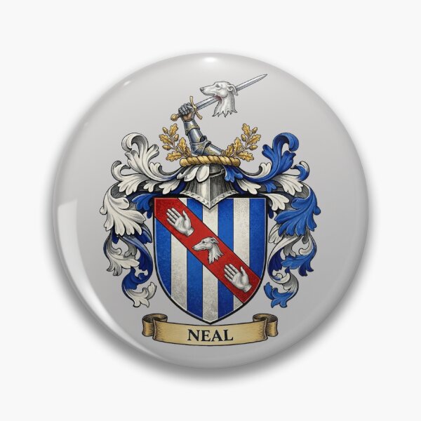 Item preview, The Neal Family Coat of Arms designed and sold by BagTown Clans.