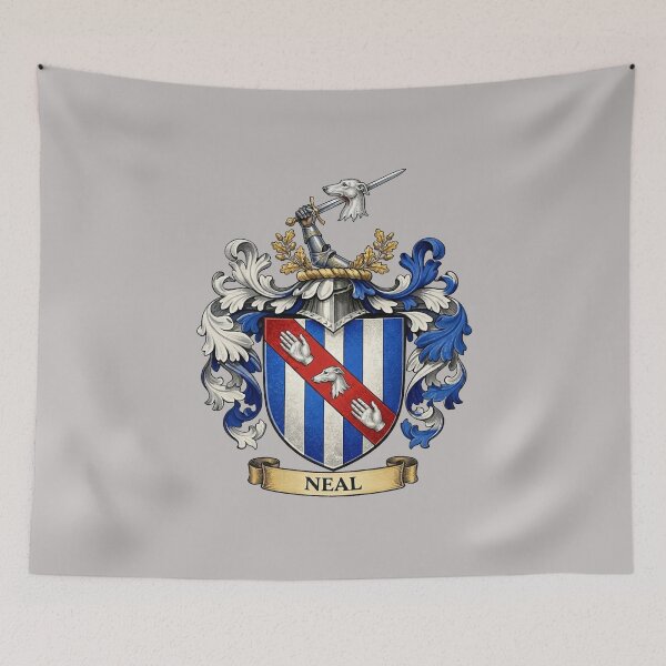 Item preview, The Neal Family Coat of Arms designed and sold by BagTown Clans.