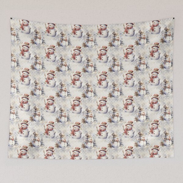Item preview, Vintage Winter Wonderland Christmas Pattern designed and sold by LouieVanille.