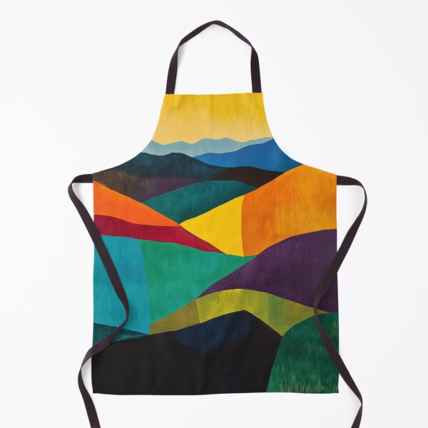 Item preview, Original Paintings by Etel Adnan, Etel Adnan Color Landscape Art designed and sold by OilArtLittle.
