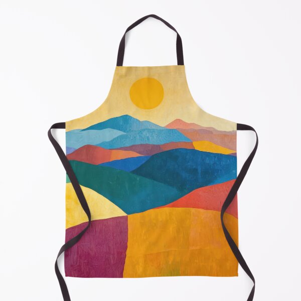 Item preview, Original Paintings by Etel Adnan, Etel Adnan Color Landscape Art designed and sold by OilArtLittle.