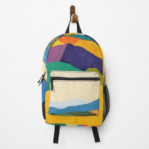 Item preview, Original Paintings by Etel Adnan, Etel Adnan Color Landscape Art designed and sold by OilArtLittle.