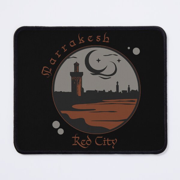 Item preview, Marrakesh – Red City Urban Skyline designed and sold by zoliartdesign.