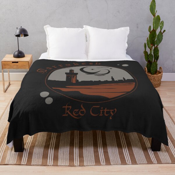 Item preview, Marrakesh – Red City Urban Skyline designed and sold by zoliartdesign.