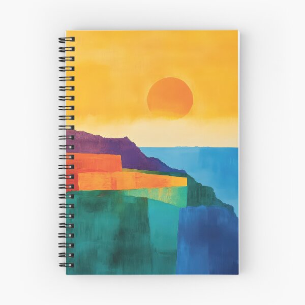 Item preview, Original Paintings by Etel Adnan, Etel Adnan Color Landscape Art designed and sold by OilArtLittle.