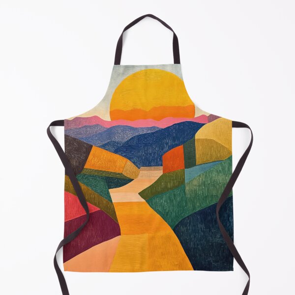 Item preview, Original Paintings by Etel Adnan, Etel Adnan Color Landscape Art designed and sold by OilArtLittle.