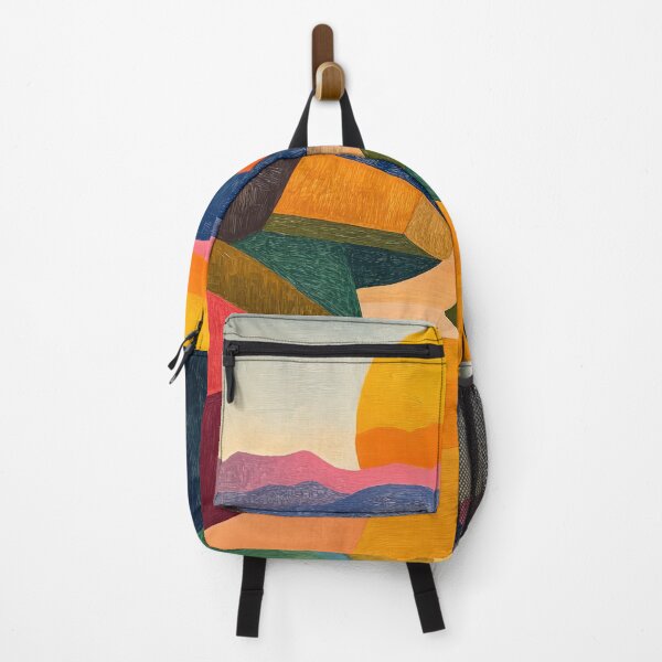Item preview, Original Paintings by Etel Adnan, Etel Adnan Color Landscape Art designed and sold by OilArtLittle.