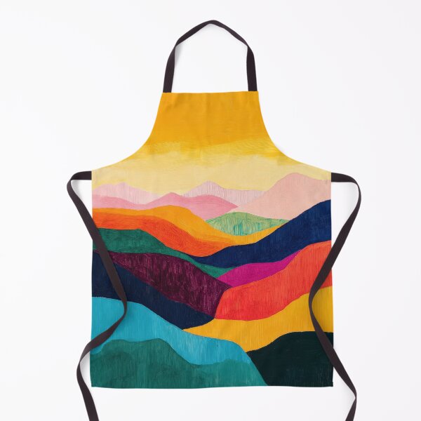 Item preview, Original Paintings by Etel Adnan, Etel Adnan Color Landscape Art designed and sold by OilArtLittle.