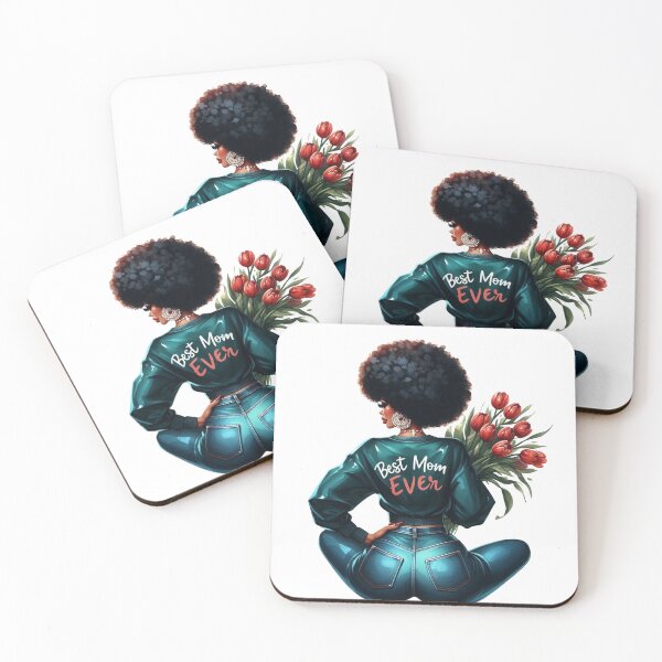 Item preview, Afro Mother Design, Best Mom Ever, Afro American Mother, Mother’s Day. designed and sold by gabrielakrall.