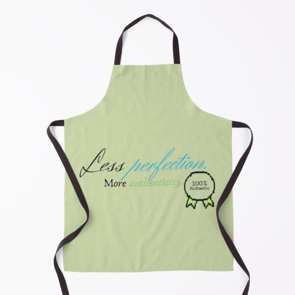 Item preview, Less Perfection, More Authenticity Motivational Quote designed and sold by Miheerala.