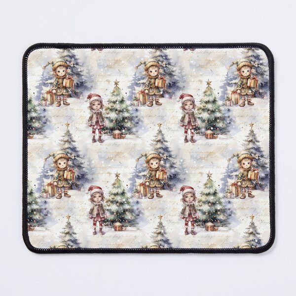 Item preview, Vintage Winter Wonderland Christmas Pattern designed and sold by LouieVanille.