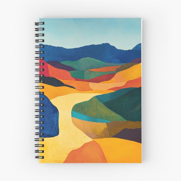 Item preview, Original Paintings by Etel Adnan, Etel Adnan Color Landscape Art designed and sold by OilArtLittle.