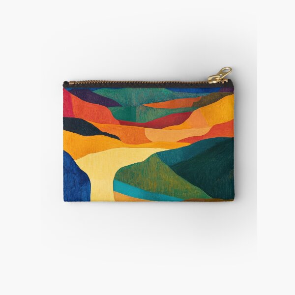 Item preview, Original Paintings by Etel Adnan, Etel Adnan Color Landscape Art designed and sold by OilArtLittle.