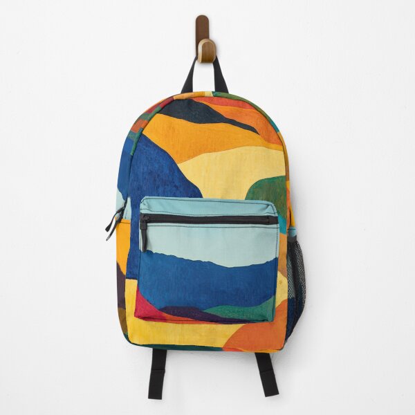 Item preview, Original Paintings by Etel Adnan, Etel Adnan Color Landscape Art designed and sold by OilArtLittle.