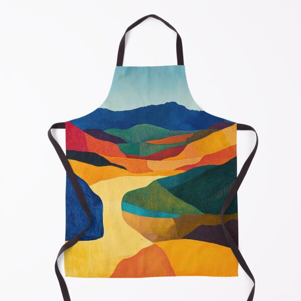 Item preview, Original Paintings by Etel Adnan, Etel Adnan Color Landscape Art designed and sold by OilArtLittle.