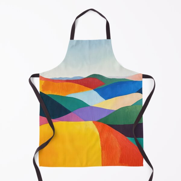Item preview, Original Paintings by Etel Adnan, Etel Adnan Color Landscape Art designed and sold by OilArtLittle.