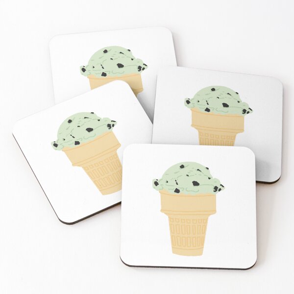 Item preview, Mint Chocolate Chip Ice Cream Cone designed and sold by itscatnotkat.