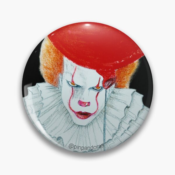 Item preview, clown designed and sold by Pinpandora.
