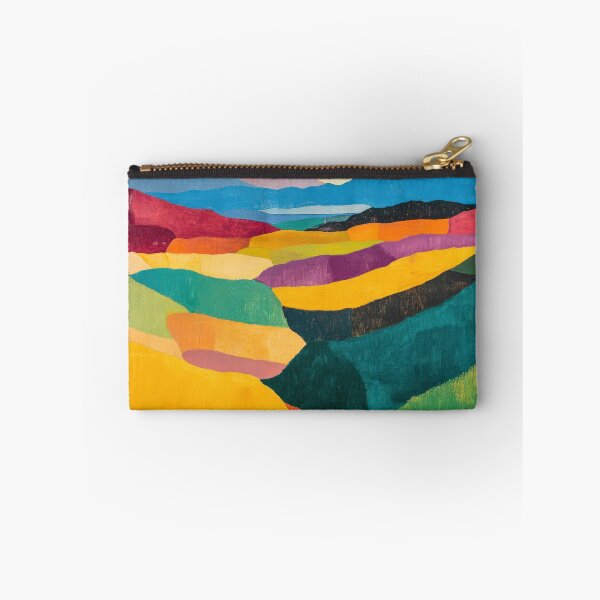 Item preview, Original Paintings by Etel Adnan, Etel Adnan Color Landscape Art designed and sold by OilArtLittle.