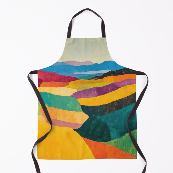 Item preview, Original Paintings by Etel Adnan, Etel Adnan Color Landscape Art designed and sold by OilArtLittle.