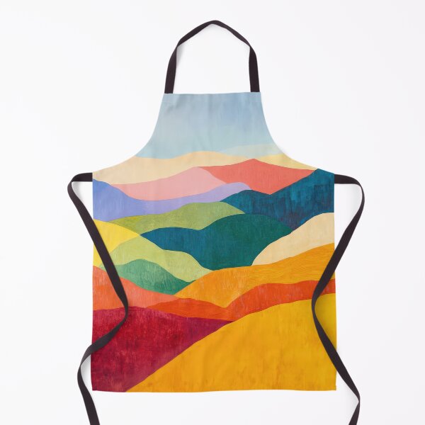 Item preview, Original Paintings by Etel Adnan, Etel Adnan Color Landscape Art designed and sold by OilArtLittle.