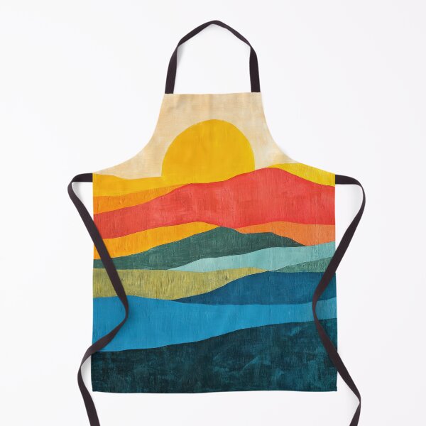Item preview, Original Paintings by Etel Adnan, Etel Adnan Color Landscape Art designed and sold by OilArtLittle.